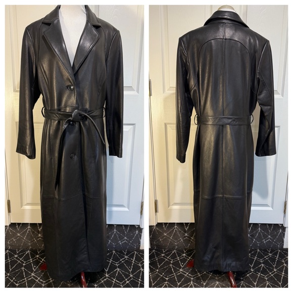 Preston & York Jackets & Blazers - Leather Trench Coat